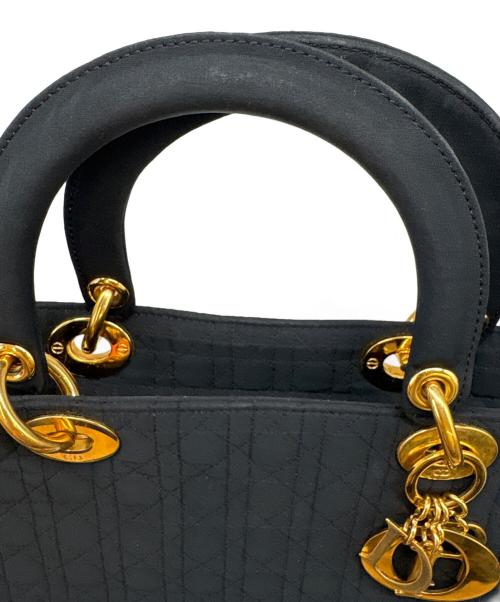 Christian Dior（クリスチャン ディオール）Christian Dior (クリスチャン ディオール) Christian Dior　カナージュ　トートバッグ ブラックの古着・服飾アイテム