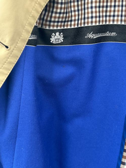 Aquascutum（アクアスキュータム）Aquascutum (アクアスキュータム) Aquascutum　ライナー付トレンチコート ベージュ サイズ:8の古着・服飾アイテム