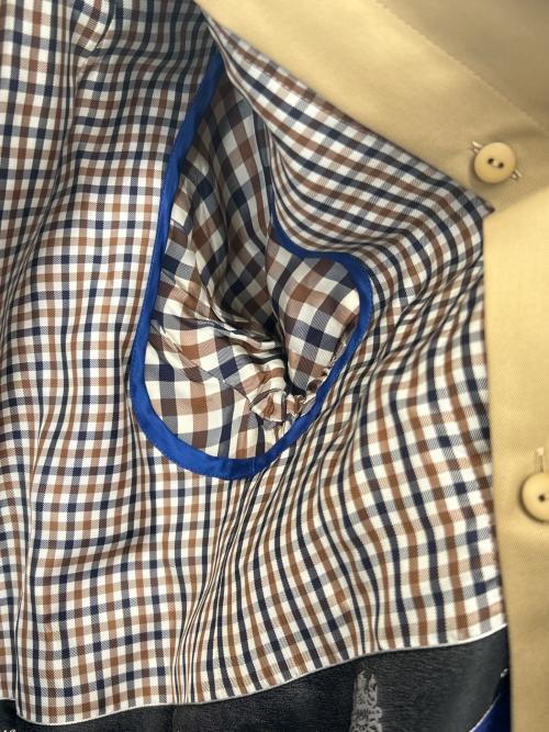 Aquascutum（アクアスキュータム）Aquascutum (アクアスキュータム) Aquascutum　ライナー付トレンチコート ベージュ サイズ:8の古着・服飾アイテム