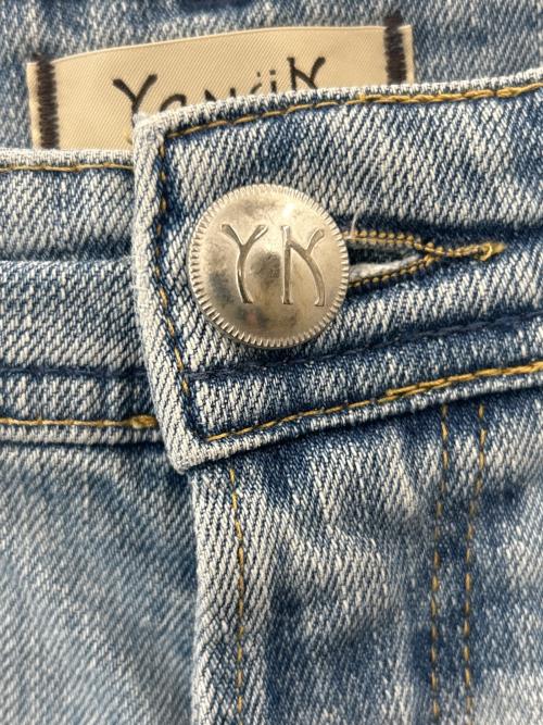 YANUK（ヤヌーク）YANUK (ヤヌーク) 金子綾 (カネコアヤ) YANUK　金子綾　ボーイズ クロップドデニムパンツ ブルー サイズ:26の古着・服飾アイテム