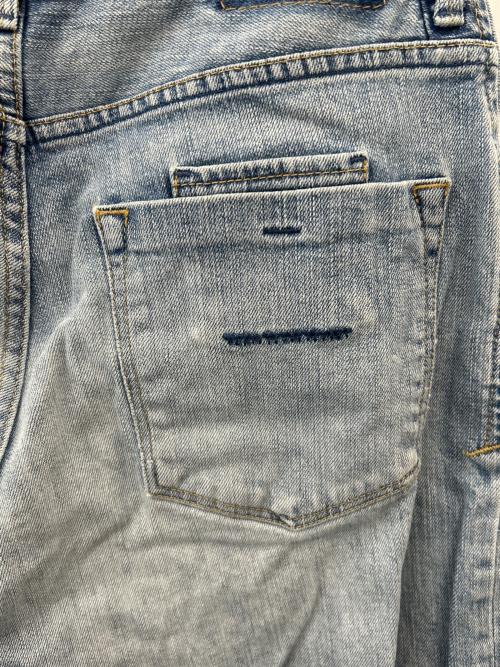 YANUK（ヤヌーク）YANUK (ヤヌーク) 金子綾 (カネコアヤ) YANUK　金子綾　ボーイズ クロップドデニムパンツ ブルー サイズ:26の古着・服飾アイテム