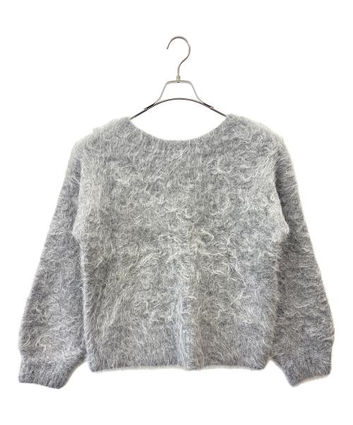 anuans（アニュアンス）anuans (アニュアンス) anuans　スーリーアルパカニットプルオーバー グレー サイズ:Fの古着・服飾アイテム