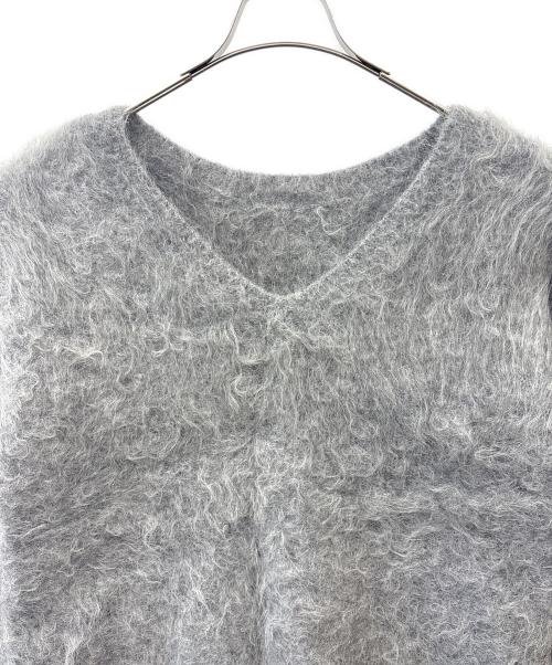 anuans（アニュアンス）anuans (アニュアンス) anuans　スーリーアルパカニットプルオーバー グレー サイズ:Fの古着・服飾アイテム