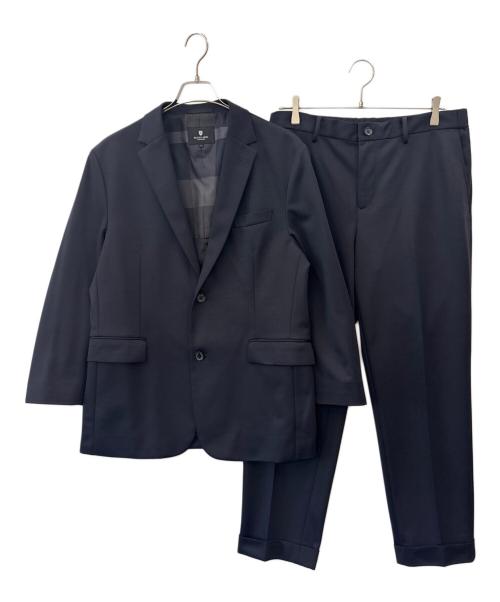BLACK LABEL CRESTBRIDGE（ブラックレーベル クレストブリッジ）BLACK LABEL CRESTBRIDGE (ブラックレーベル クレストブリッジ) BLACK LABEL CRESTBRIDGE　セットアップスーツ ブラック サイズ:ＬＬ(ジャケット) ３Ｌ(パンツ)の古着・服飾アイテム