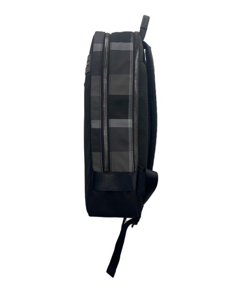 BLACK LABEL CRESTBRIDGE（ブラックレーベル クレストブリッジ）BLACK LABEL CRESTBRIDGE (ブラックレーベル クレストブリッジ) BLACK LABEL CRESTBRIDGE　ビジネスリュック ブラック×グレーの古着・服飾アイテム