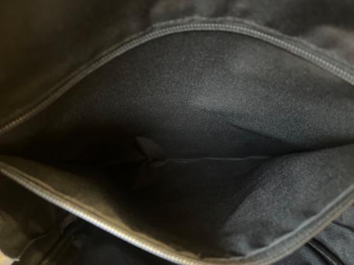 BLACK LABEL CRESTBRIDGE（ブラックレーベル クレストブリッジ）BLACK LABEL CRESTBRIDGE (ブラックレーベル クレストブリッジ) BLACK LABEL CRESTBRIDGE　ビジネスリュック ブラック×グレーの古着・服飾アイテム