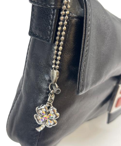 FENDI（フェンディ）FENDI (フェンディ) FENDI マンマバケット　ショルダーバッグ ブラックの古着・服飾アイテム