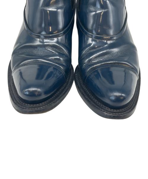 PRADA（プラダ）PRADA (プラダ) PRADA サイドゴアブーツ ネイビー×ブラック サイズ:6の古着・服飾アイテム