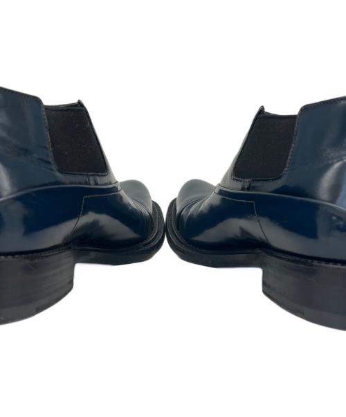 PRADA（プラダ）PRADA (プラダ) PRADA サイドゴアブーツ ネイビー×ブラック サイズ:6の古着・服飾アイテム