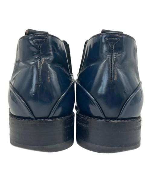 PRADA（プラダ）PRADA (プラダ) PRADA サイドゴアブーツ ネイビー×ブラック サイズ:6の古着・服飾アイテム