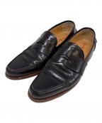 MIU MIUミュウミュウ）の古着「MIU MIU　VERO CUOIO　ローファー」｜ブラック