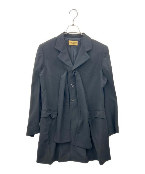 ROBE DE CHAMBRE COMME DES GARCONS（ローブドシャンブル コムデギャルソン）ROBE DE CHAMBRE COMME DES GARCONS (ローブドシャンブル コムデギャルソン) ROBE DE CHAMBRE COMME DES GARCONS　ジャケット ブラック サイズ:RJ-100040の古着・服飾アイテム