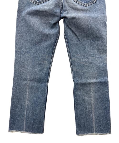 Oblada（オブラダ）Oblada (オブラダ) Oblada　HIGH WAIST CUT OFF　ハイウエストカットオフデニム ブルー サイズ:23の古着・服飾アイテム