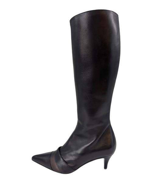 CHANEL（シャネル）CHANEL (シャネル) ロングブーツCHANEL ブラック サイズ:36の古着・服飾アイテム