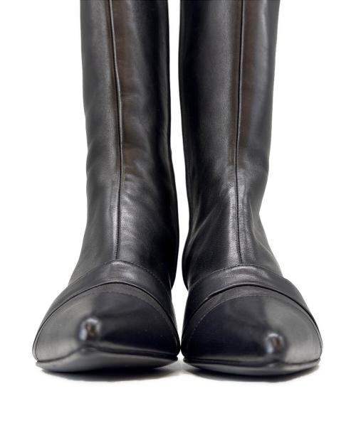CHANEL（シャネル）CHANEL (シャネル) ロングブーツCHANEL ブラック サイズ:36の古着・服飾アイテム