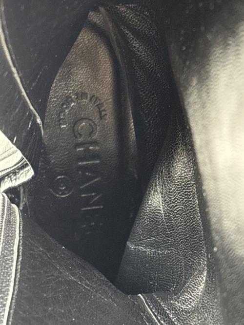 CHANEL（シャネル）CHANEL (シャネル) ロングブーツCHANEL ブラック サイズ:36の古着・服飾アイテム