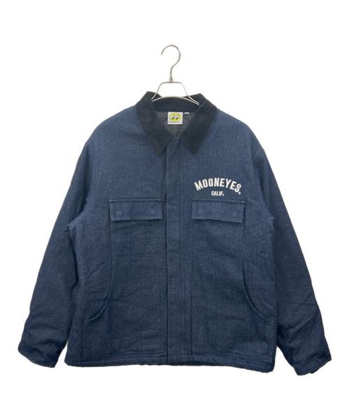 MOONEYES（ムーンアイズ）MOONEYES (ムーンアイズ) MOONEYES　デニムジャケット ブルー サイズ:XLの古着・服飾アイテム
