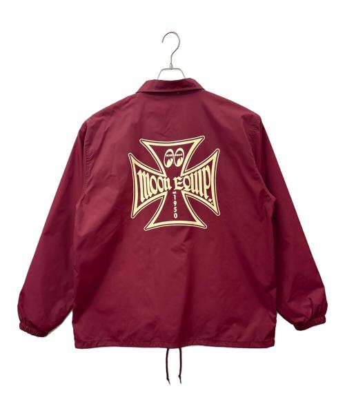 Moon Equipped（ムーンアイズ）Moon Equipped (ムーンアイズ) MOON EQUIPPED　コーチジャケット バーガンディー サイズ:XXLの古着・服飾アイテム