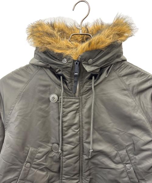 ALPHA（アルファ）ALPHA (アルファ) ALPHA　モッズコート グレー サイズ:XLの古着・服飾アイテム