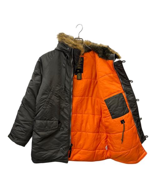 ALPHA（アルファ）ALPHA (アルファ) ALPHA　モッズコート グレー サイズ:XLの古着・服飾アイテム