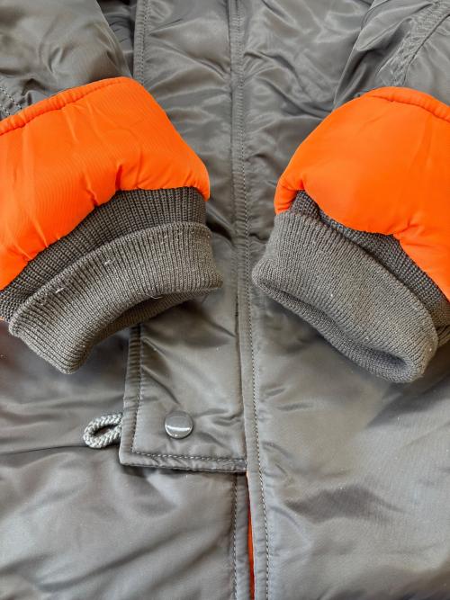 ALPHA（アルファ）ALPHA (アルファ) ALPHA　モッズコート グレー サイズ:XLの古着・服飾アイテム