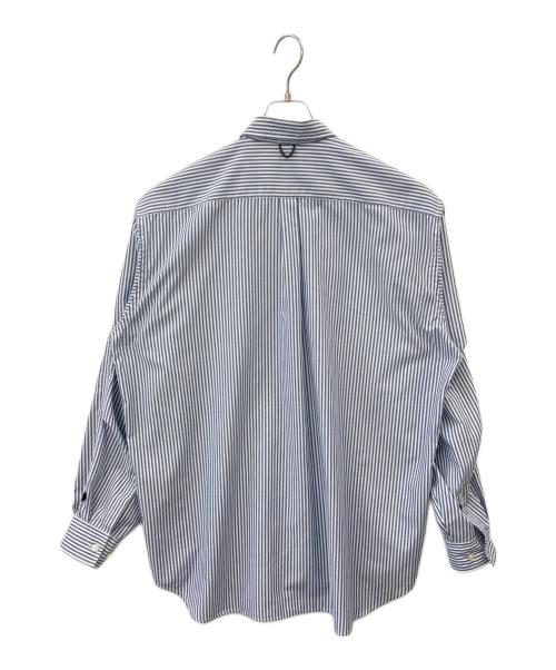 DAIWA PIER39（ダイワ ピア39）DAIWA PIER39 (ダイワ ピア39) DAIWA PIER39　ボタンダウン長袖シャツ ホワイト×ブルー サイズ:Mの古着・服飾アイテム