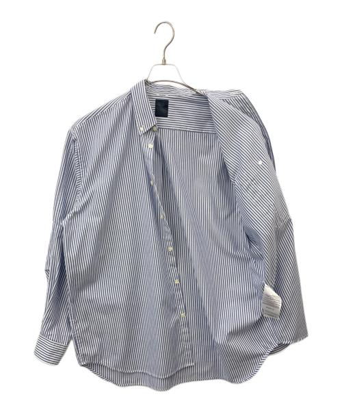 DAIWA PIER39（ダイワ ピア39）DAIWA PIER39 (ダイワ ピア39) DAIWA PIER39　ボタンダウン長袖シャツ ホワイト×ブルー サイズ:Mの古着・服飾アイテム