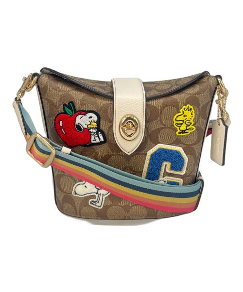 COACH（コーチ）COACH (コーチ) COACH シグネチャー　スヌーピーコラボ　ショルダーバッグの古着・服飾アイテム