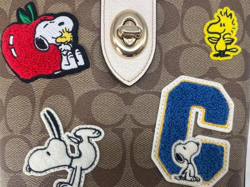 COACH（コーチ）COACH (コーチ) COACH シグネチャー　スヌーピーコラボ　ショルダーバッグの古着・服飾アイテム