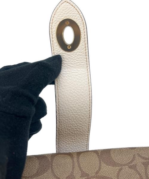 COACH（コーチ）COACH (コーチ) COACH シグネチャー　スヌーピーコラボ　ショルダーバッグの古着・服飾アイテム