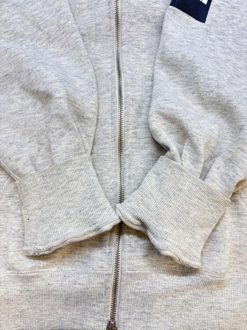 THE NORTH FACE（ザ ノース フェイス）THE NORTH FACE (ザ ノース フェイス) THE NORTH FACE　スクエア ロゴ フルジップ　ジップパーカー オフホワイト サイズ:XLの古着・服飾アイテム