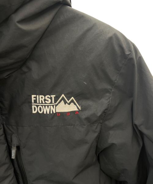 FIRST DOWN（ファーストダウン）FIRST DOWN (ファーストダウン) FIRST DOWN ダウンジャケット ブラック サイズ:Lの古着・服飾アイテム