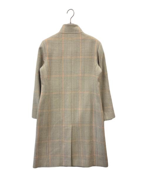 BURBERRY LONDON（バーバリーロンドン）BURBERRY LONDON (バーバリーロンドン) BURBERRY LONDON　ロングコート ベージュ×ブルー サイズ:11の古着・服飾アイテム
