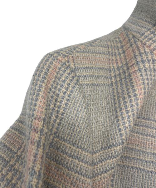 BURBERRY LONDON（バーバリーロンドン）BURBERRY LONDON (バーバリーロンドン) BURBERRY LONDON　ロングコート ベージュ×ブルー サイズ:11の古着・服飾アイテム