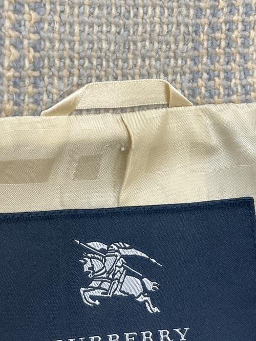 BURBERRY LONDON（バーバリーロンドン）BURBERRY LONDON (バーバリーロンドン) BURBERRY LONDON　ロングコート ベージュ×ブルー サイズ:11の古着・服飾アイテム