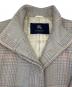 中古・古着 BURBERRY LONDON (バーバリーロンドン) BURBERRY LONDON　ロングコート ベージュ×ブルー サイズ:11：12000円