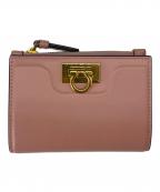 Salvatore Ferragamoサルヴァトーレ フェラガモ）の古着「Salvatore Ferragamo 　2つ折り財布」｜ピンク