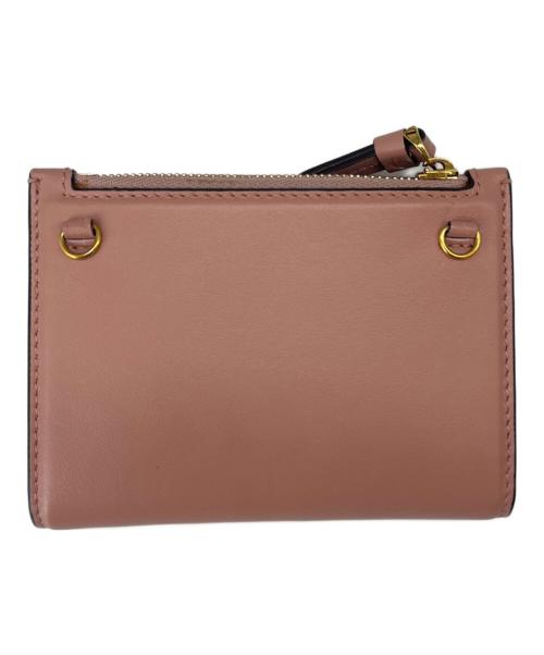 Salvatore Ferragamo（サルヴァトーレ フェラガモ）Salvatore Ferragamo (サルヴァトーレ フェラガモ) Salvatore Ferragamo 　2つ折り財布 ピンクの古着・服飾アイテム