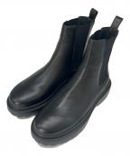 FILLINフィルイン）の古着「FILLIN　サイドゴアブーツ」｜ブラック