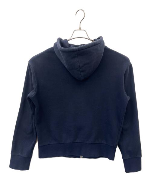 maison kitsune（メゾンキツネ）MAISON KITSUNE (メゾンキツネ) MAISON KITSUNE　ジップパーカー ネイビー サイズ:Ｍの古着・服飾アイテム
