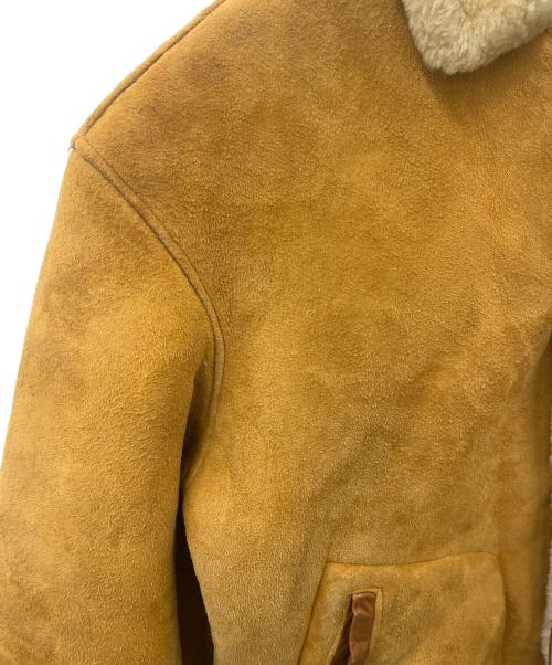 US SHEEPSKIN（USシープスキン）US SHEEPSKIN (USシープスキン) US SHEEPSKIN　フライトジャケット ブラウン サイズ:Ｍの古着・服飾アイテム