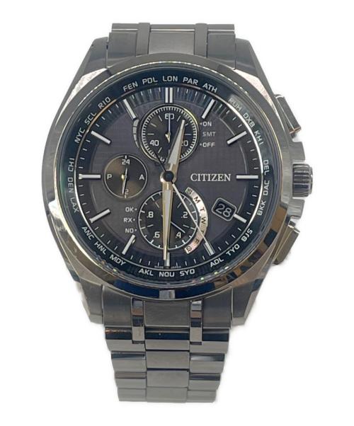 CITIZEN（シチズン）CITIZEN (シチズン) CITIZEN　クロノグラフ　アテッサ　電波ソーラー ブラックの古着・服飾アイテム