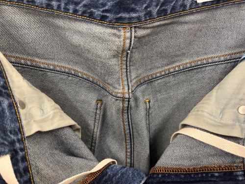 upper hights（アッパーハイツ）upper hights (アッパーハイツ) upper hights　THE CLARA　デニムパンツ ネイビー サイズ:25の古着・服飾アイテム