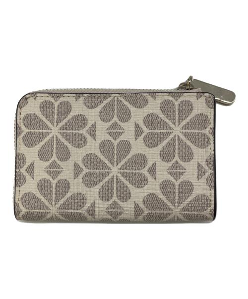 Kate Spade（ケイトスペード）Kate Spade (ケイトスペード) Kate Spade　フラワーコーテッドキャンバス　コインケース アイボリーの古着・服飾アイテム