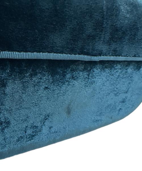 TORY BURCH（トリーバーチ）TORY BURCH (トリーバーチ) TORY BURCH　ベルベット2WAYショルダーバッグ ブルーの古着・服飾アイテム