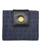 BVLGARIブルガリ）の古着「BVLGARI 　ロゴマニア 　2つ折り財布」｜インディゴ