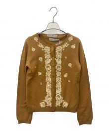 KEITA MARUYAMA（ケイタマルヤマ）の古着「KEITA MARUYAMA　刺繍カーディガン アンサンブル」｜ベージュ