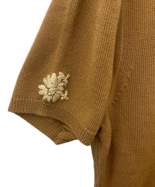 KEITA MARUYAMA（ケイタマルヤマ）KEITA MARUYAMA (ケイタマルヤマ) KEITA MARUYAMA　刺繍カーディガン アンサンブル ベージュ サイズ:1の古着・服飾アイテム