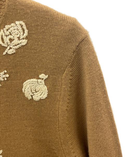 KEITA MARUYAMA（ケイタマルヤマ）KEITA MARUYAMA (ケイタマルヤマ) KEITA MARUYAMA　刺繍カーディガン アンサンブル ベージュ サイズ:1の古着・服飾アイテム