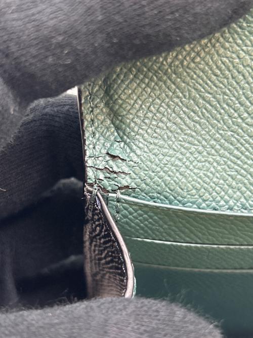 COACH（コーチ）COACH (コーチ) COACH　ソフト ウォレット カラーブロック　長財布 ブルー×ネイビーの古着・服飾アイテム